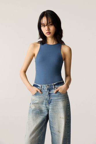 Body Polyamide Encolure Américaine - Pull&Bear - Modalova