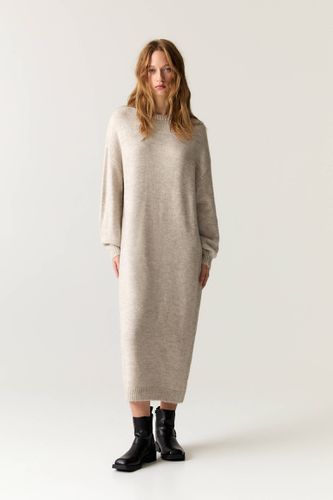 Robe Longue En Maille Oversize - Pull&Bear - Modalova