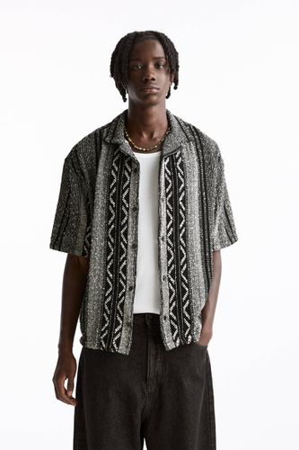 Chemise Manches Courtes Imprimée - Pull&Bear - Modalova