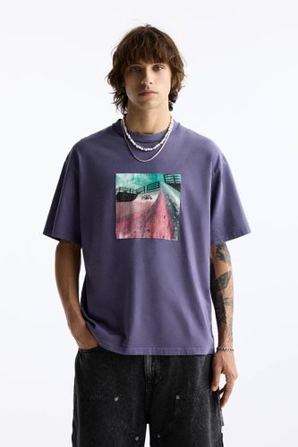 T-Shirt Imprimé Skatepark - Pull&Bear - Modalova