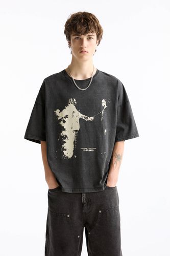 T-Shirt Délavé Metro Boomin - Pull&Bear - Modalova