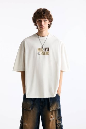 T-Shirt Myke Towers - Pull&Bear - Modalova