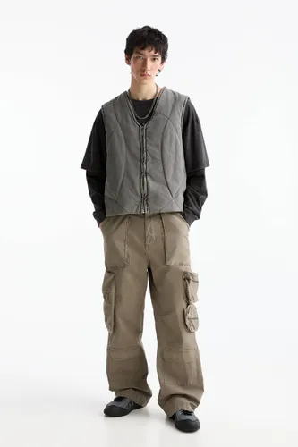 Pantalon Cargo Multipoches - Pull&Bear - Modalova