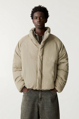 Veste Matelassée À Col Montant - Pull&Bear - Modalova