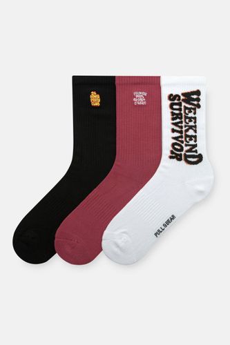 Lot Chaussettes Weekend Survivor - Pull&Bear - Modalova