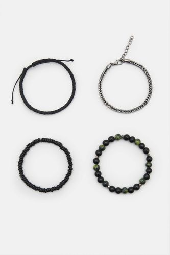 Lot De 4 Bracelets Perles Vertes - Pull&Bear - Modalova