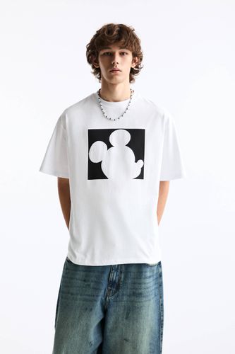 T-Shirt Blanc Mickey Mouse - Pull&Bear - Modalova