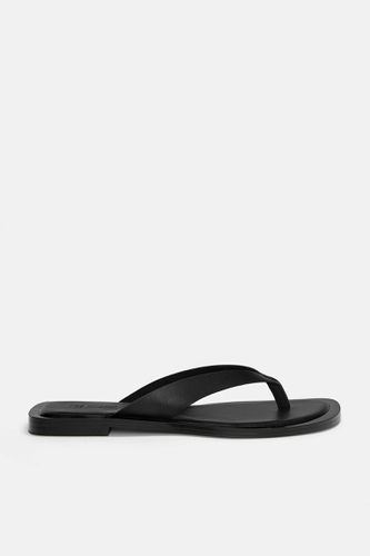 Sandales Plates Cuir - Pull&Bear - Modalova