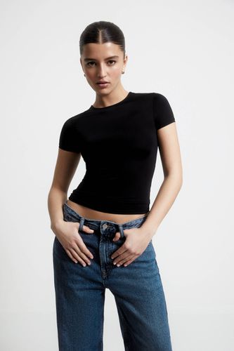 T-Shirt Slim Fit Manches Courtes - Pull&Bear - Modalova