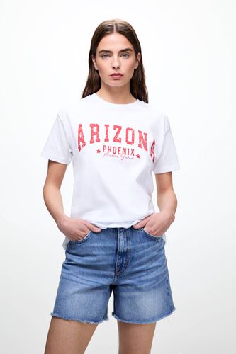 T-Shirt Manches Courtes Arizona - Pull&Bear - Modalova