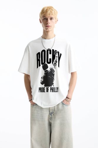 T-Shirt Rocky Balboa Manches Courtes - Pull&Bear - Modalova