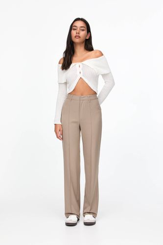 Pantalon Habillé Taille Haute - Pull&Bear - Modalova