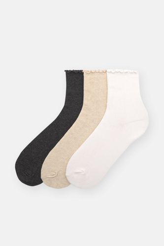 Lot 3 Chaussettes Festonnées - Pull&Bear - Modalova