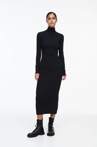 Robe Midi Col Cheminée - Pull&Bear - Modalova