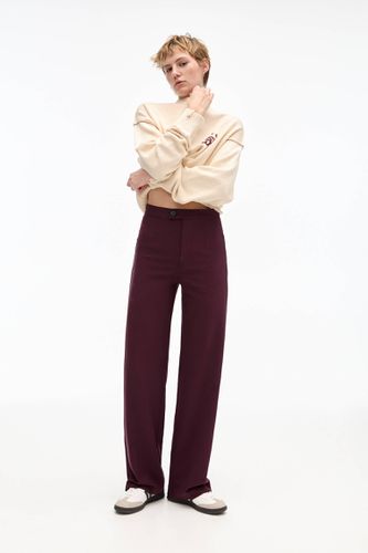 Pantalon Habillé Taille Haute - Pull&Bear - Modalova