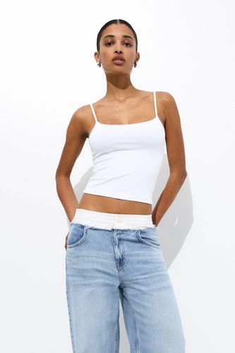 Top En Polyamide À Bretelles Fines - Pull&Bear - Modalova