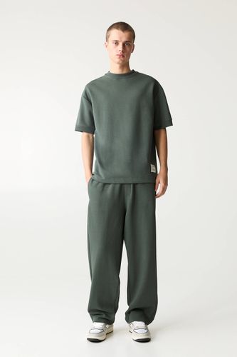 Pantalon De Survêtement Interlock - Pull&Bear - Modalova