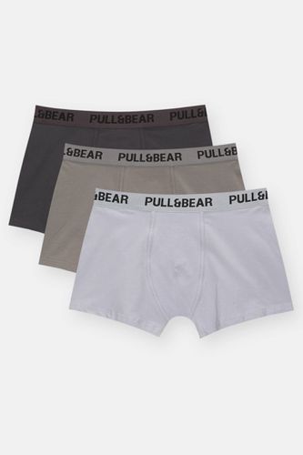 Lot 3 Boxers Avec Écusson À La Taille - Pull&Bear - Modalova