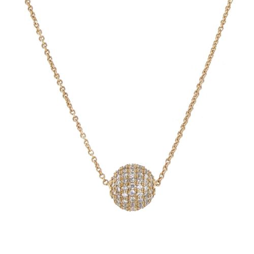 Collier Plaqué Bille de Strass - LES POULETTES BIJOUX - Modalova
