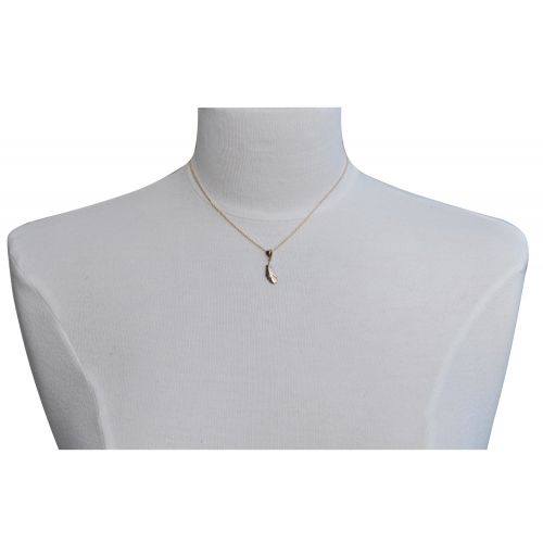 Collier Plume d'Oiseau Plaqué - LES POULETTES BIJOUX - Modalova