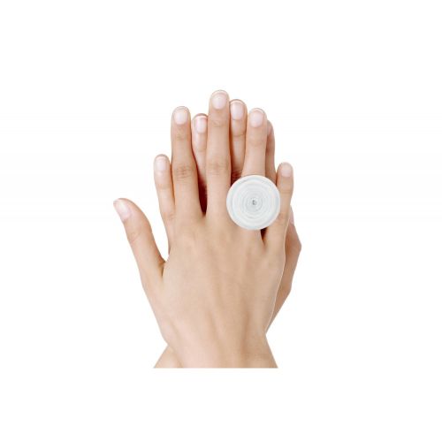 Bague Argent et Verre Coquelicot - LES POULETTES BIJOUX - Modalova
