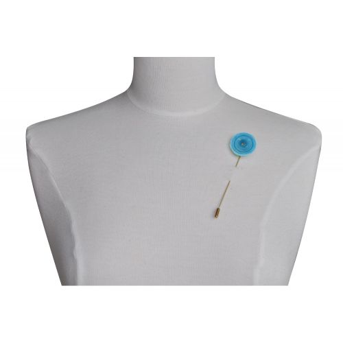 Broche Laiton et Coquelicot en Pâte de Verre - LES POULETTES BIJOUX - Modalova