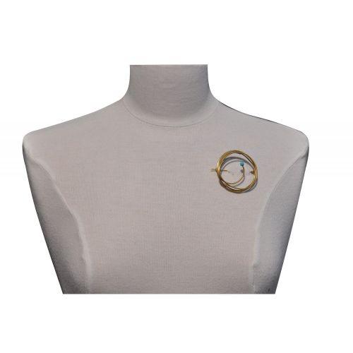 Broche Laiton Ronde Allumette - LES POULETTES BIJOUX - Modalova