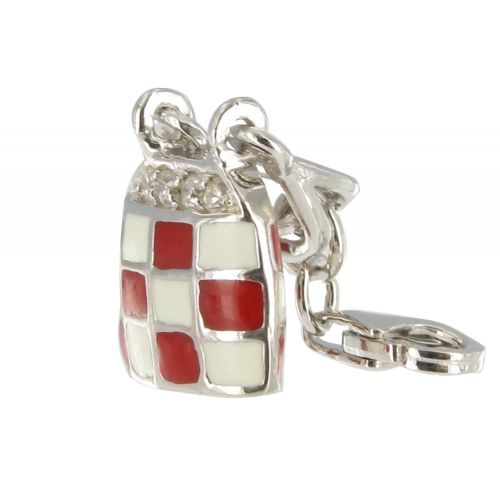 Charms Argent 925 -Sac à Main - IT Bag - Emaillé et Bla - LES POULETTES BIJOUX - Modalova