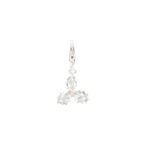 Charms Bracelet Feuille de Houx 925 - LES POULETTES BIJOUX - Modalova