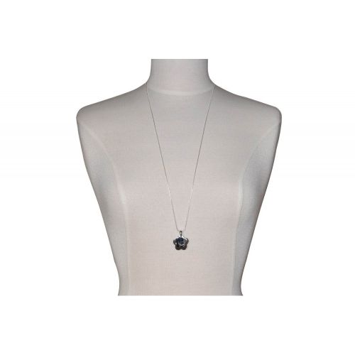 Pendentif Chance Nacre et Argent Nacre Gris Irisé - LES POULETTES BIJOUX - Modalova