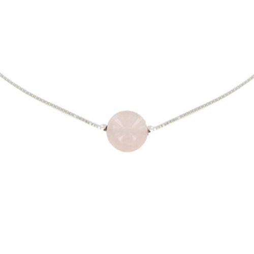 Collier Argent 925 et sa Perle de Quartz - LES POULETTES BIJOUX - Modalova