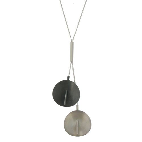 Collier 925 2 Nénuphars en et Brossé - LES POULETTES BIJOUX - Modalova
