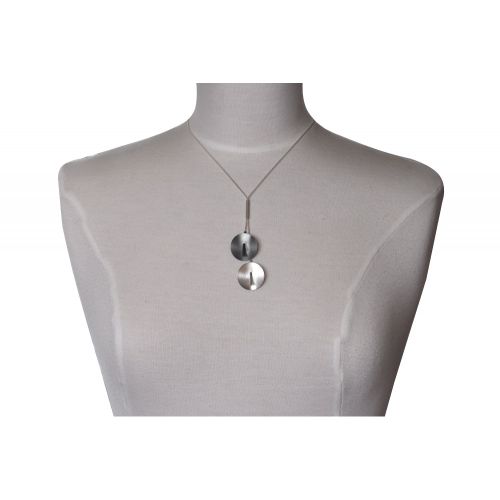 Collier 925 2 Nénuphars en et Brossé - LES POULETTES BIJOUX - Modalova