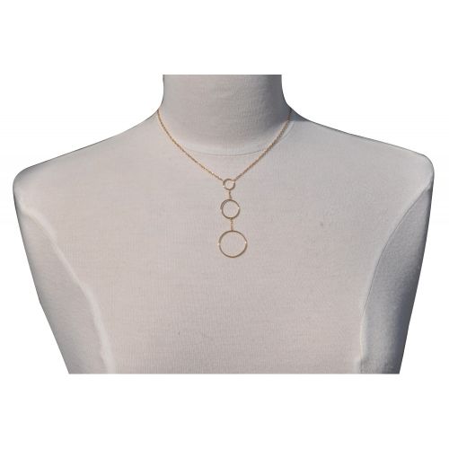 Collier Plaqué Trois Anneaux - LES POULETTES BIJOUX - Modalova