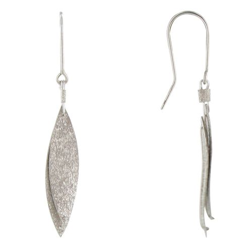 Boucles d'Oreilles Double Feuilles - LES POULETTES BIJOUX - Modalova
