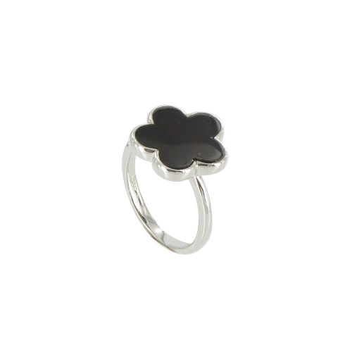 Bague Argent 925 Chance Onyx - taille 56 - LES POULETTES BIJOUX - Modalova