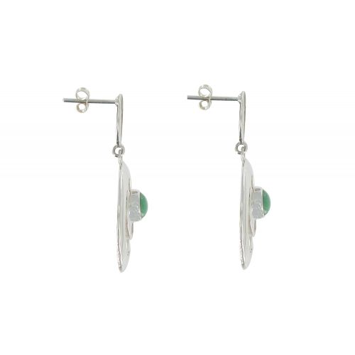 Boucles d'Oreilles Argent 925 Double Cercles et - LES POULETTES BIJOUX - Modalova