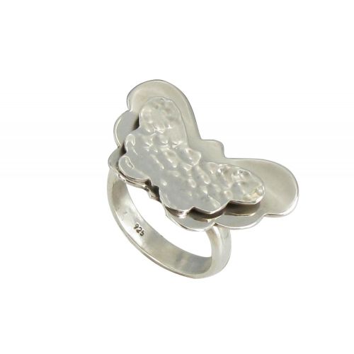 Bague Papillon 3D Argent 925 - taille 60 - LES POULETTES BIJOUX - Modalova