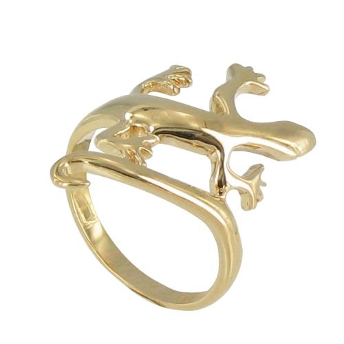 Bague Salamandre Plaqué Or - taille 52 - LES POULETTES BIJOUX - Modalova