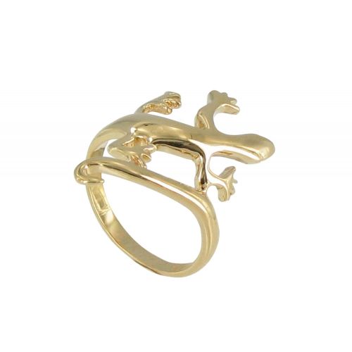 Bague Salamandre Plaqué Or - taille 52 - LES POULETTES BIJOUX - Modalova
