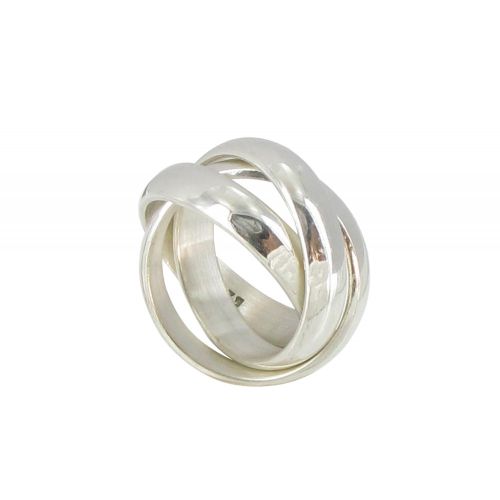 Bague Argent 925 Trois Anneaux - LES POULETTES BIJOUX - Modalova