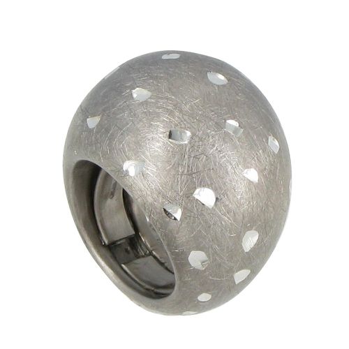 Grosse Bague Argent Brossé Pluie d'Etoiles - taille 56 - LES POULETTES BIJOUX - Modalova