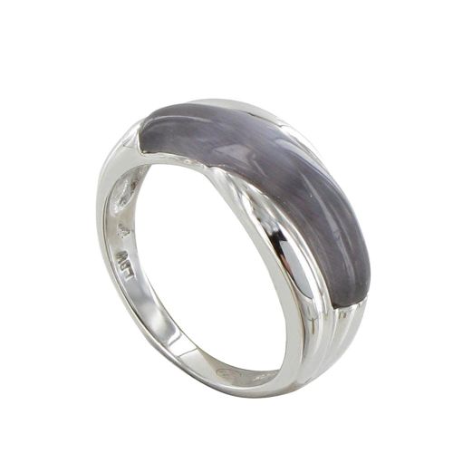 Bague Argent Anneau Oeil de Chat - taille 58 - LES POULETTES BIJOUX - Modalova
