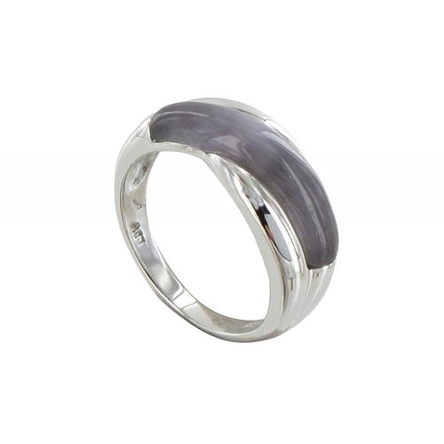 Bague Argent Anneau Oeil de Chat - taille 58 - LES POULETTES BIJOUX - Modalova