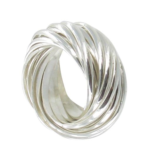 Bague Argent 21 Alliances - taille 60 - LES POULETTES BIJOUX - Modalova