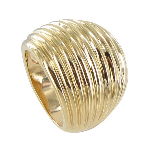 Bague Plaqué Coquillage - taille 58 - LES POULETTES BIJOUX - Modalova