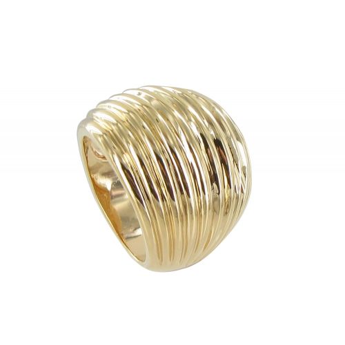 Bague Plaqué Coquillage - taille 60 - LES POULETTES BIJOUX - Modalova