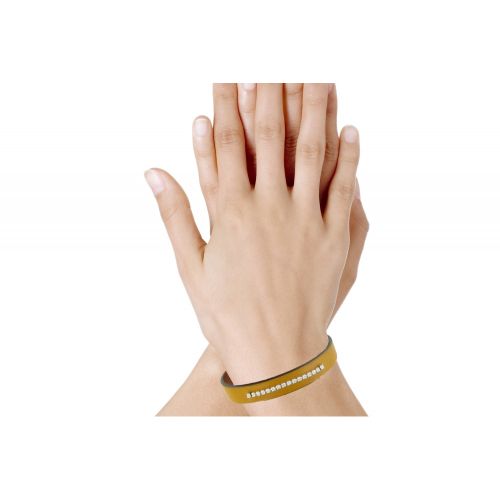 Bracelet Cuir et Barrette de Strass - Colors - LES POULETTES BIJOUX - Modalova