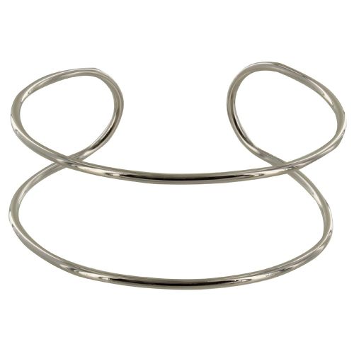 Bracelet Argent Jonc Deux Fils - LES POULETTES BIJOUX - Modalova