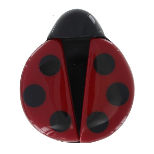 Broche Coccinelle Résine et Noire - LES POULETTES BIJOUX - Modalova